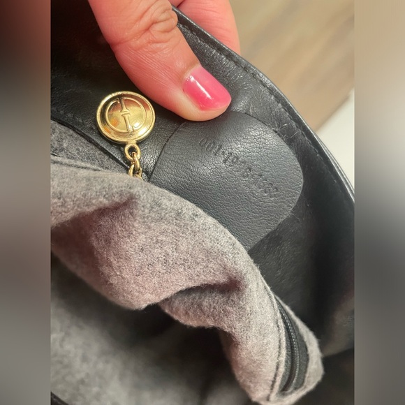 EUC GUCCI BAMBOO Black Leather bag - Picture 11 of 11